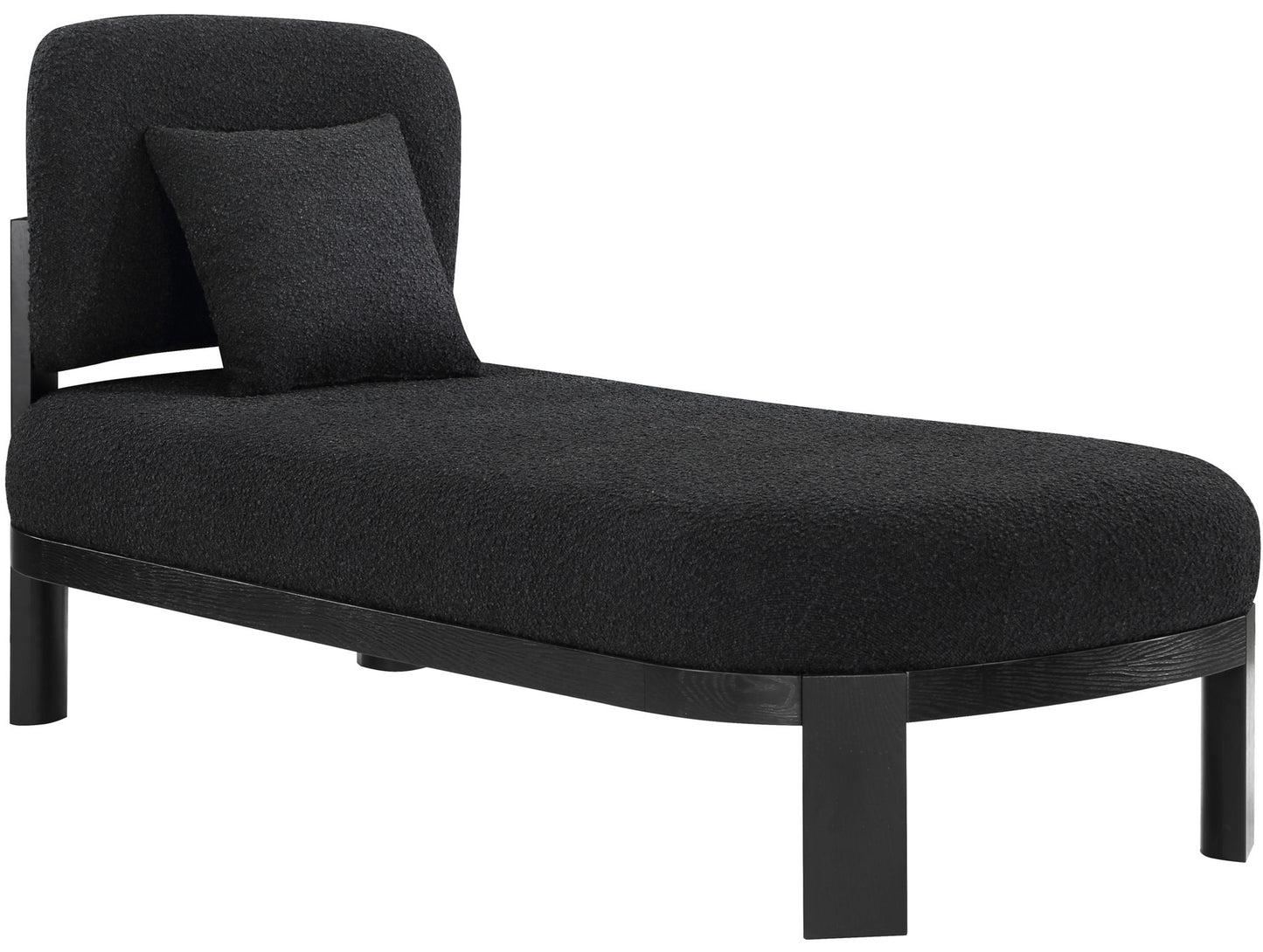 Maybourne - Chaise / Bench With Black Frame