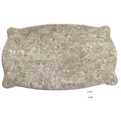 Bently - Coffee Table - Marble Top & Champagne