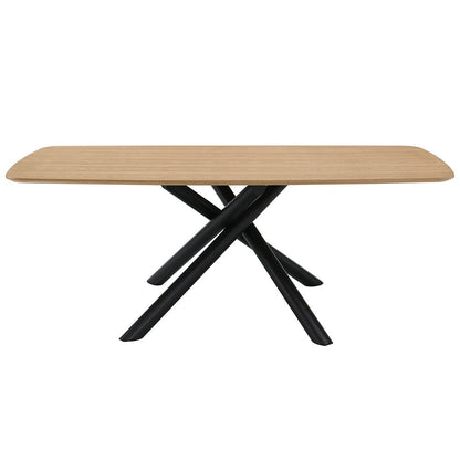 Lawton - Dining Table - Natural & Black