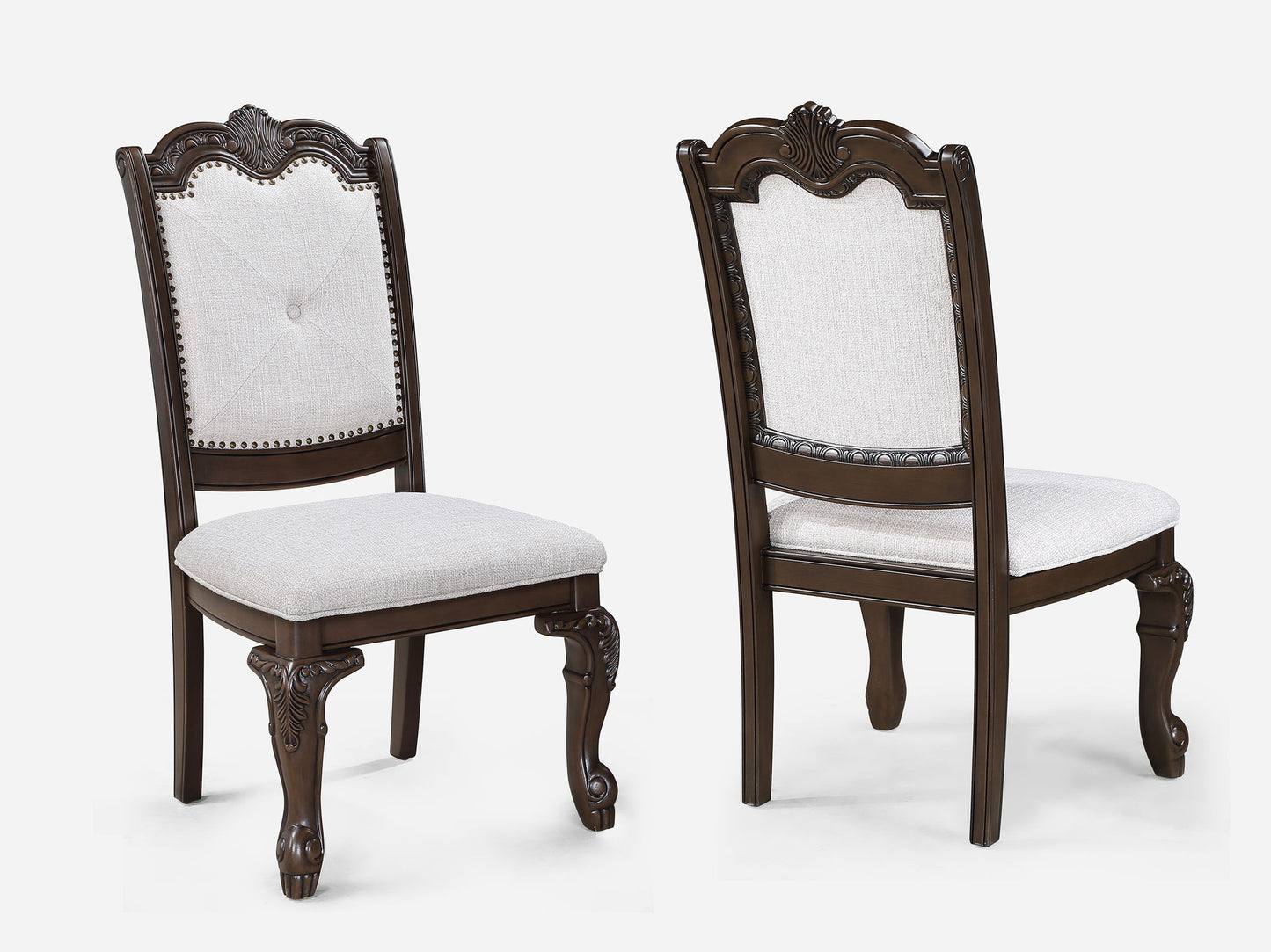 Kiera - 5 Piece Dining Room Set - Cherry Brown