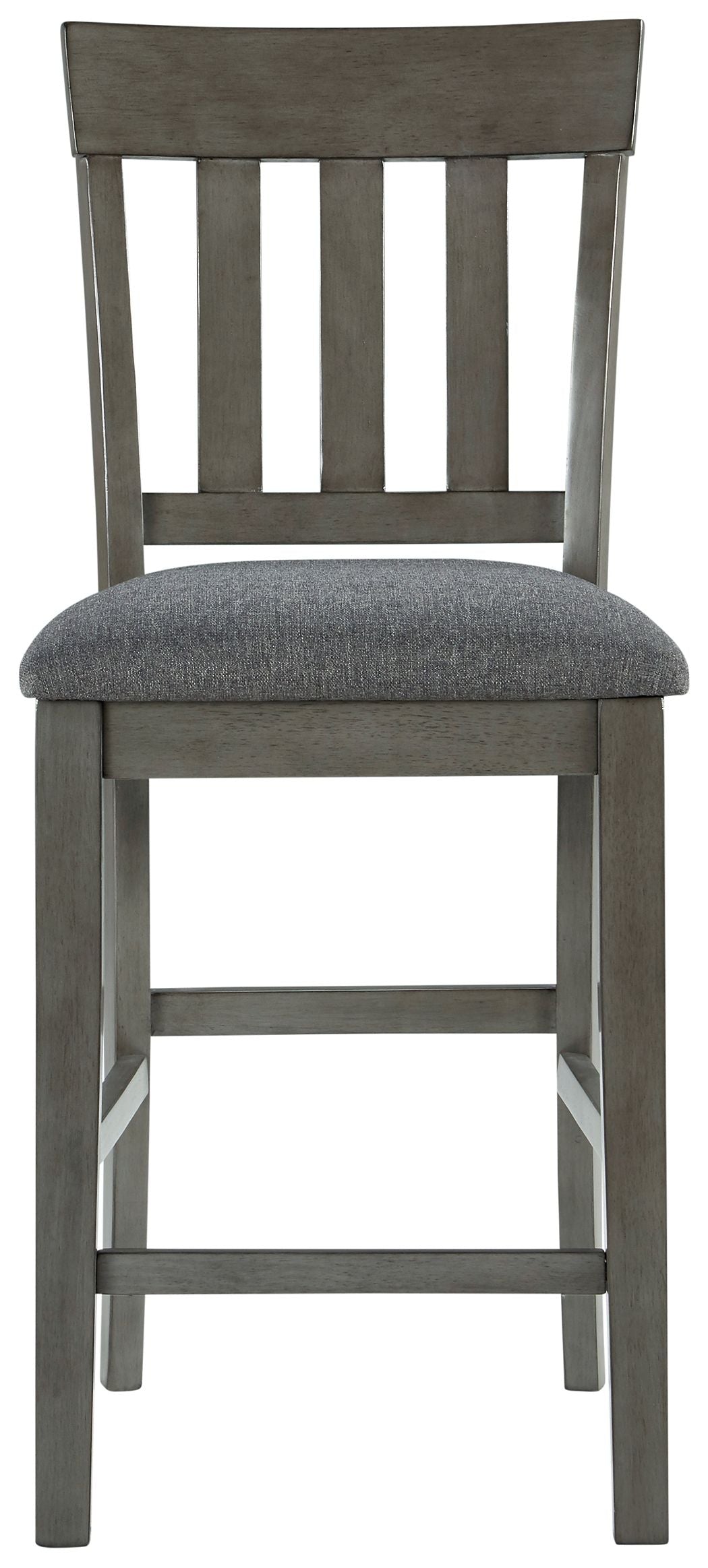 Hallanden - Upholstered Barstool (Set of 2) - Black / Gray