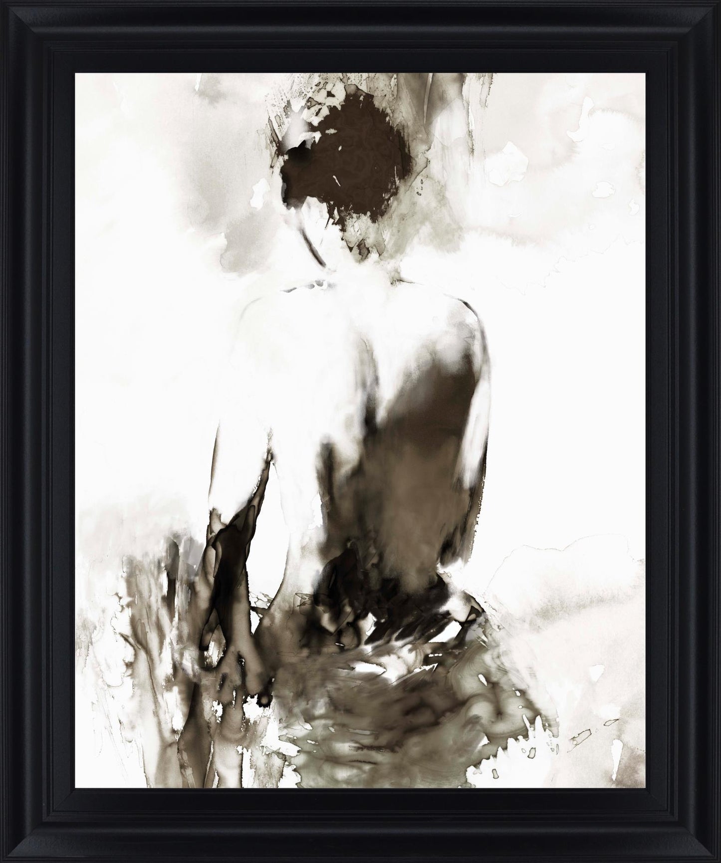 Shadowed Muse - 28" x 34" Framed Wall Art
