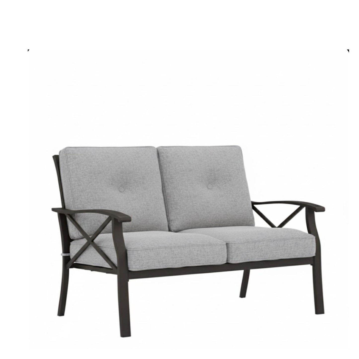 All-Weather Loveseat 2 Seats Sofa With Cushions