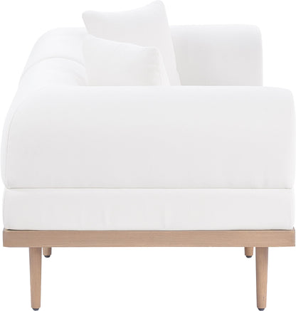 Laguna - 2 Piece Resilient Water Resistant Fabric 71" Upholstered Outdoor Patio Modular Loveseat