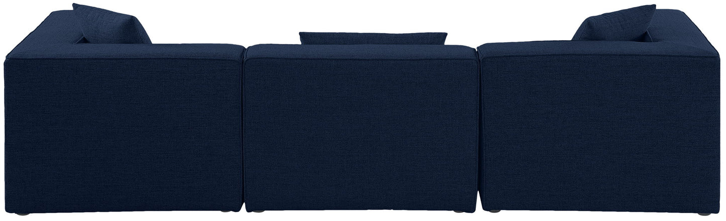 Cube - Linen Modular 3 Seat Sofa
