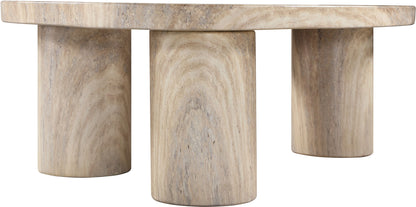 Teramo - Traverine Concrete Indoor/Outdoor Coffee Table