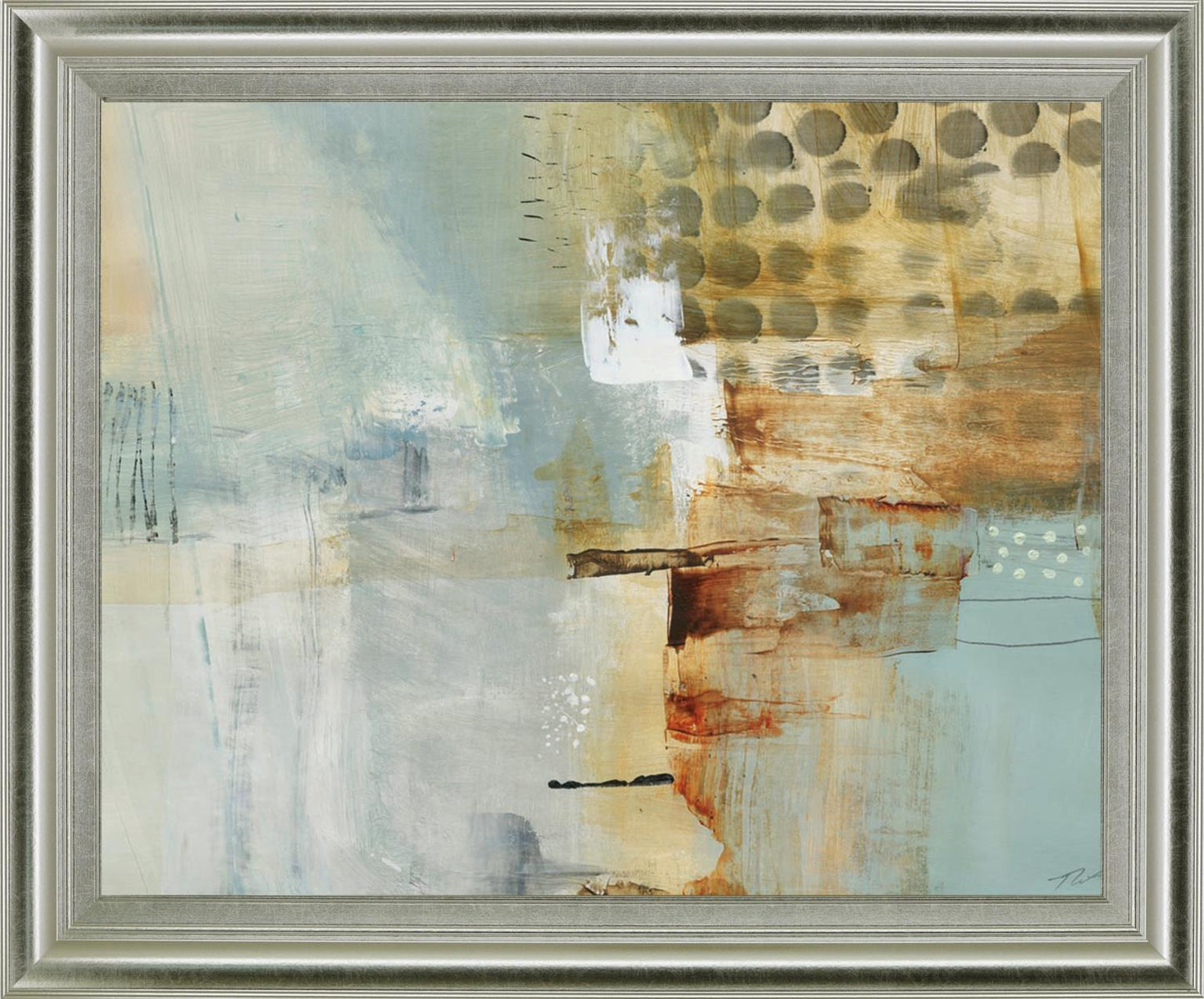 Golden Mist - 28" x 34" Framed Wall Art