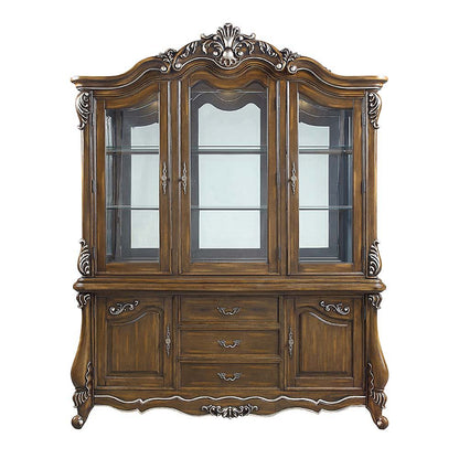 Latisha - Buffet & Hutch - Antique Oak