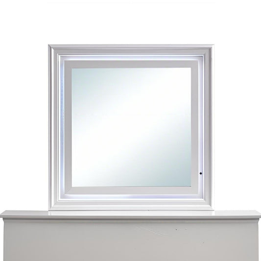 Verona - Mirror With Premium Low Distortion Glass - White