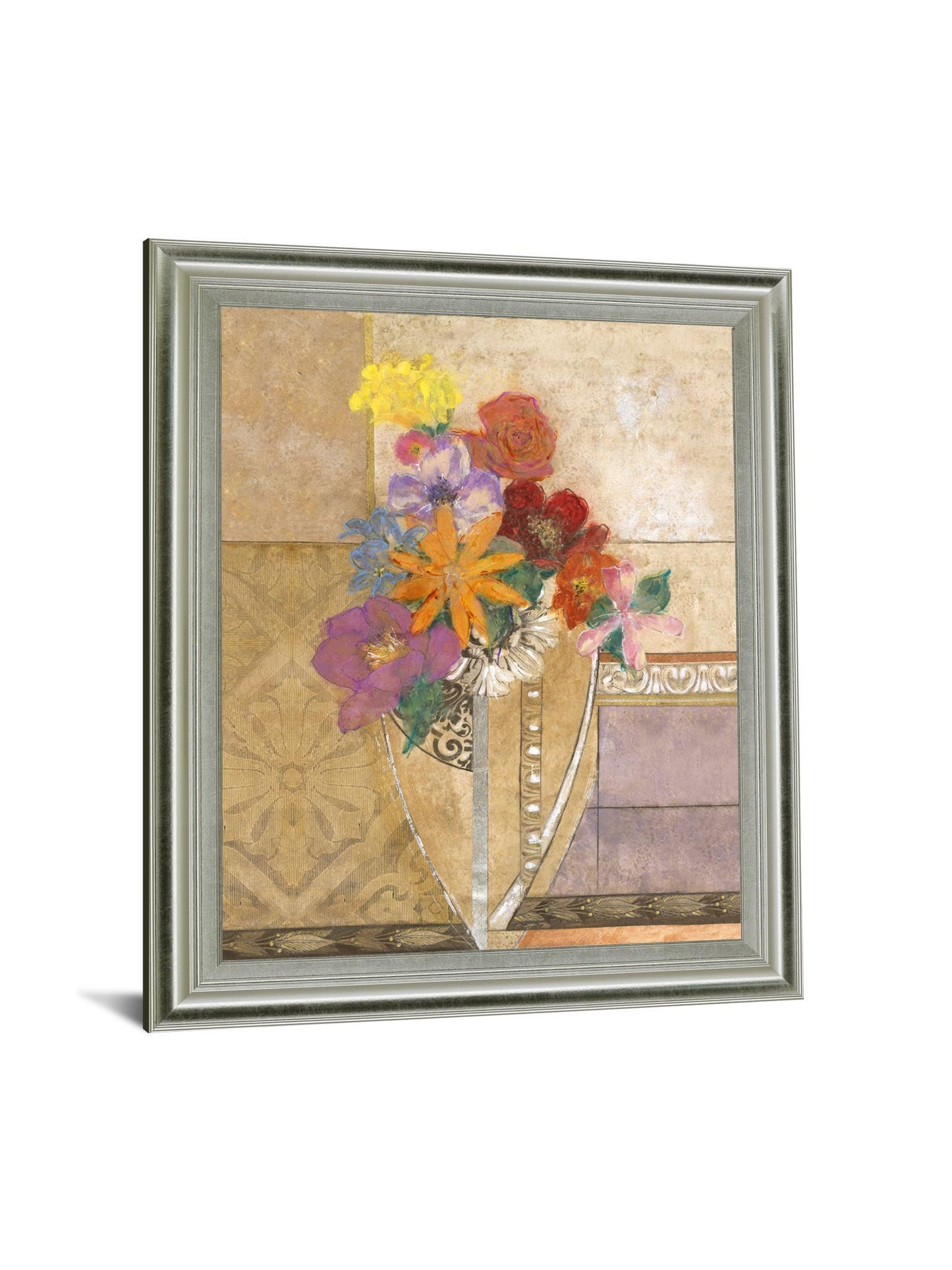 Opulent Blossom Mix - 28" x 34" Framed Wall Art