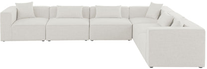 Cube - Linen 6 Piece Modular Corner Sectional