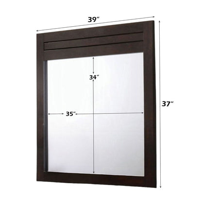 Panang - Mirror - Mahogany