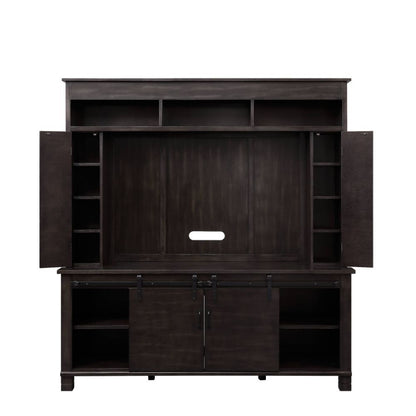 Apison - Entertainment Center (Include 91617Fir) - Espresso