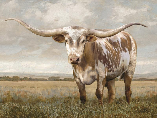 Out Standing In His Field By Amber Sterling (Framed Small) - Light Brown