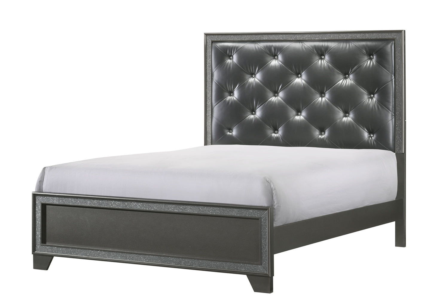 Kaia - Queen Bed - Dark Gray