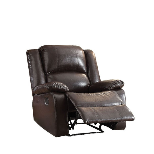 Vita - Motion Recliner - Espresso Synthetic Leather