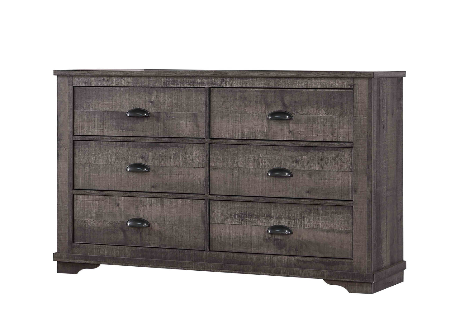 Coralee - Queen 4 Piece Bedroom Set - Dark Gray