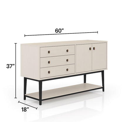 Server With Base - White