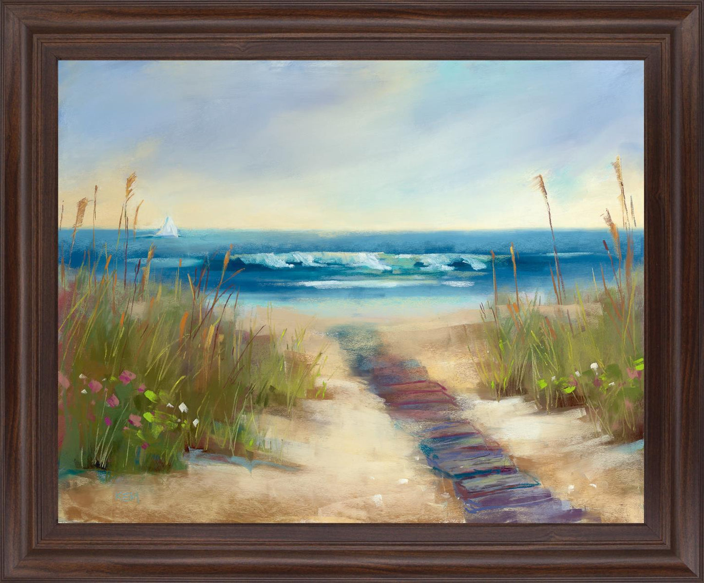 Seaside Breeze - 28" x 34" Framed Wall Art