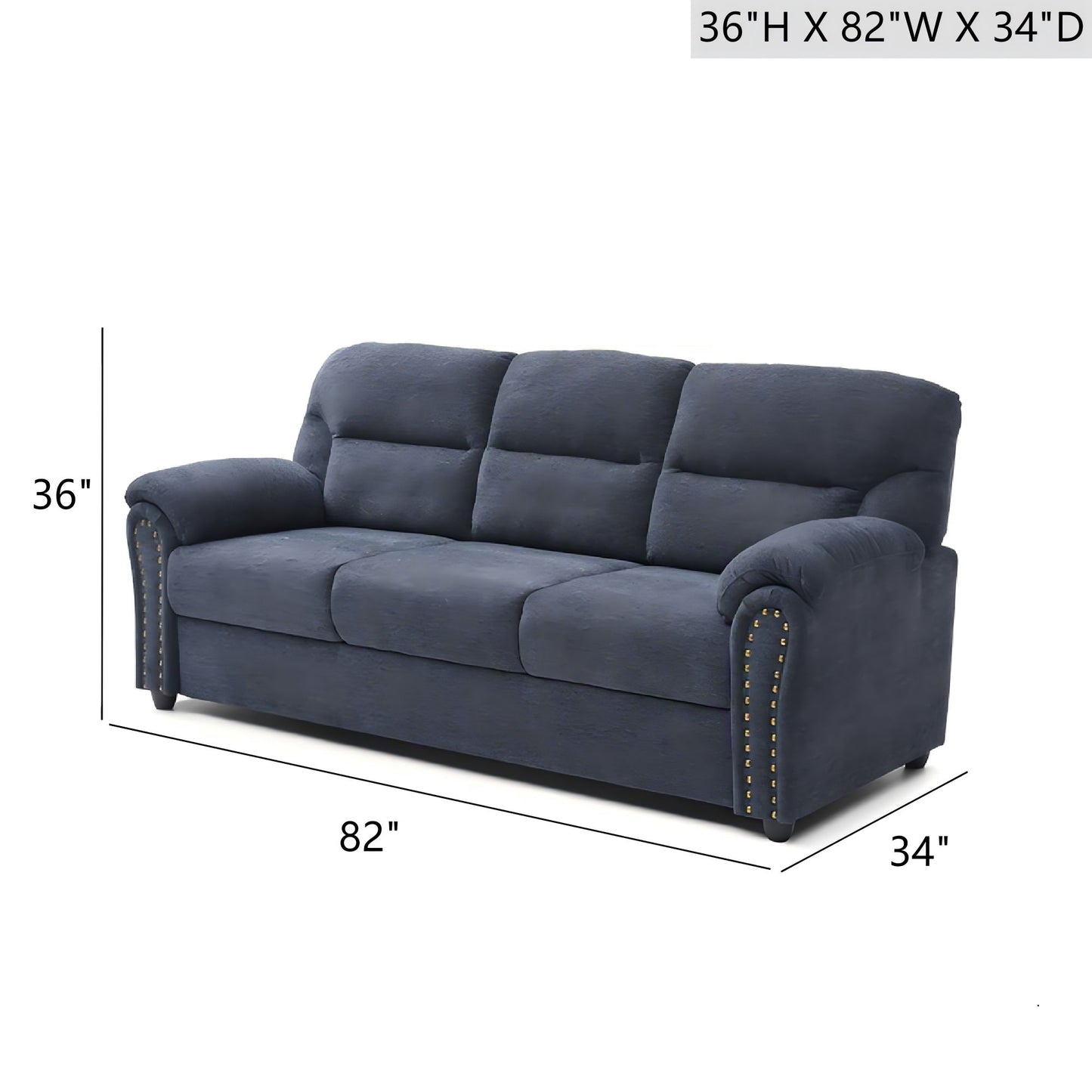 Hamilton - Sofa With Nailhead Trim
