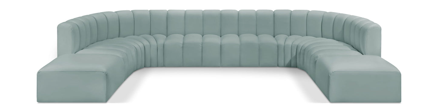 Arc - Faux Leather Modular Sectional