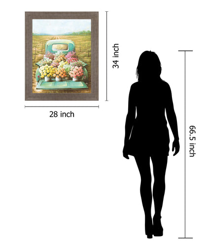 Meadow Harvest Retreat - 28" x 34" Framed Wall Art