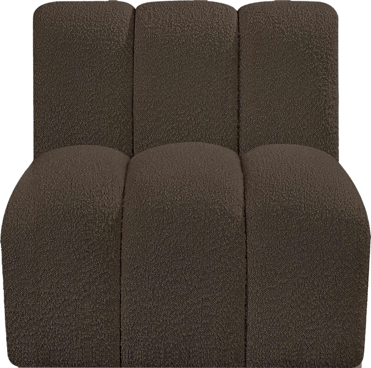 Arc - Boucle Fabric Straight Chair