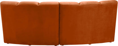 Infinity - 2 Piece Velvet Modular Sectional