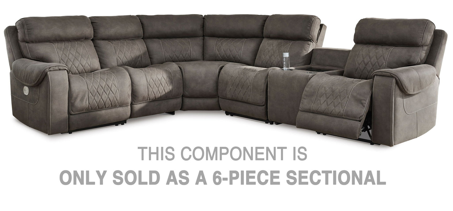 Hoopster - Laf Zero Wall Power Recliner - Gunmetal