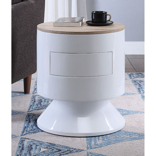 Otith - Accent Table - White High Gloss
