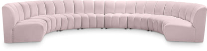 Infinity - 8 Piece Velvet Modular Sectional