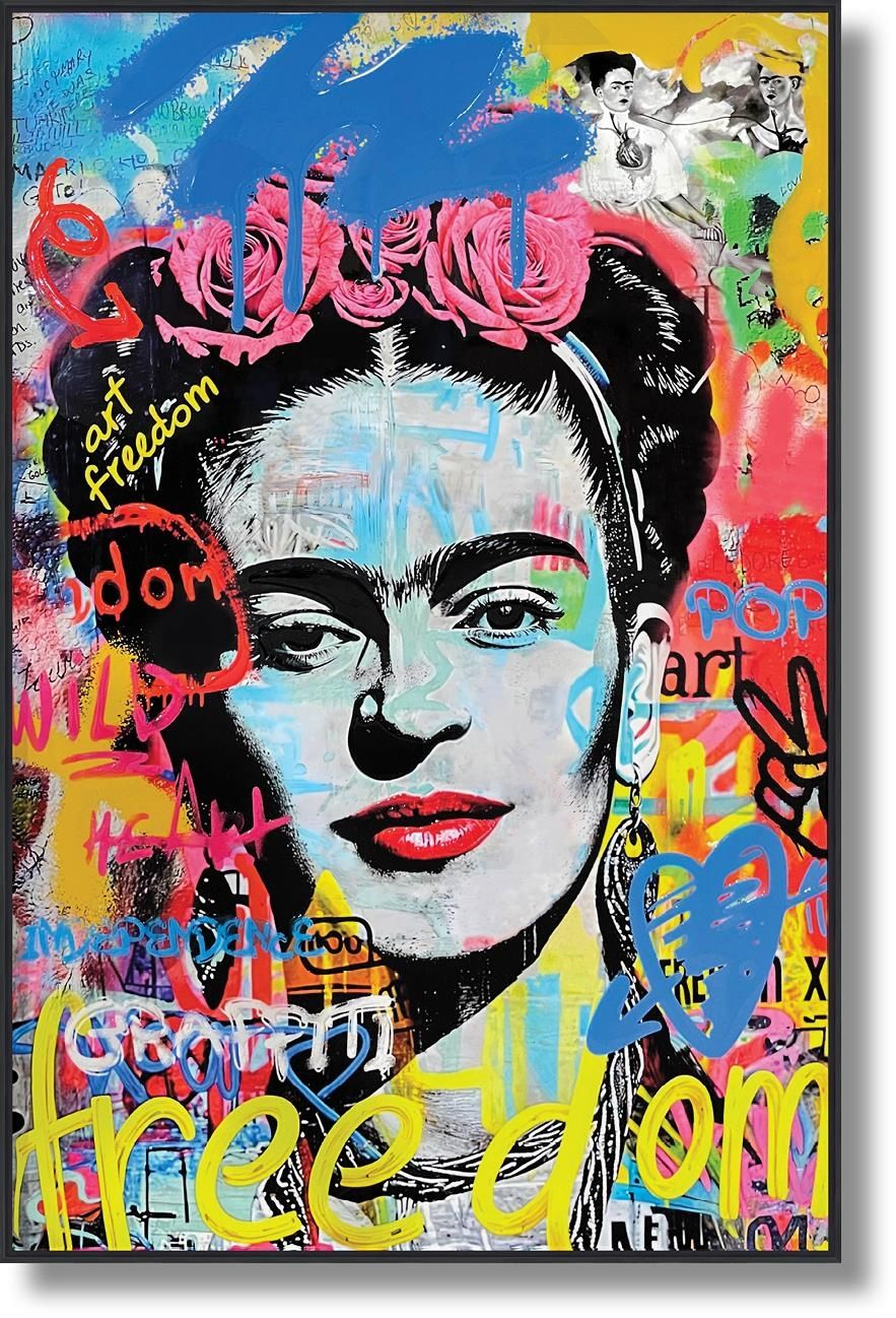 Urban Vivid Muse - 32" x 47" Framed Wall Art