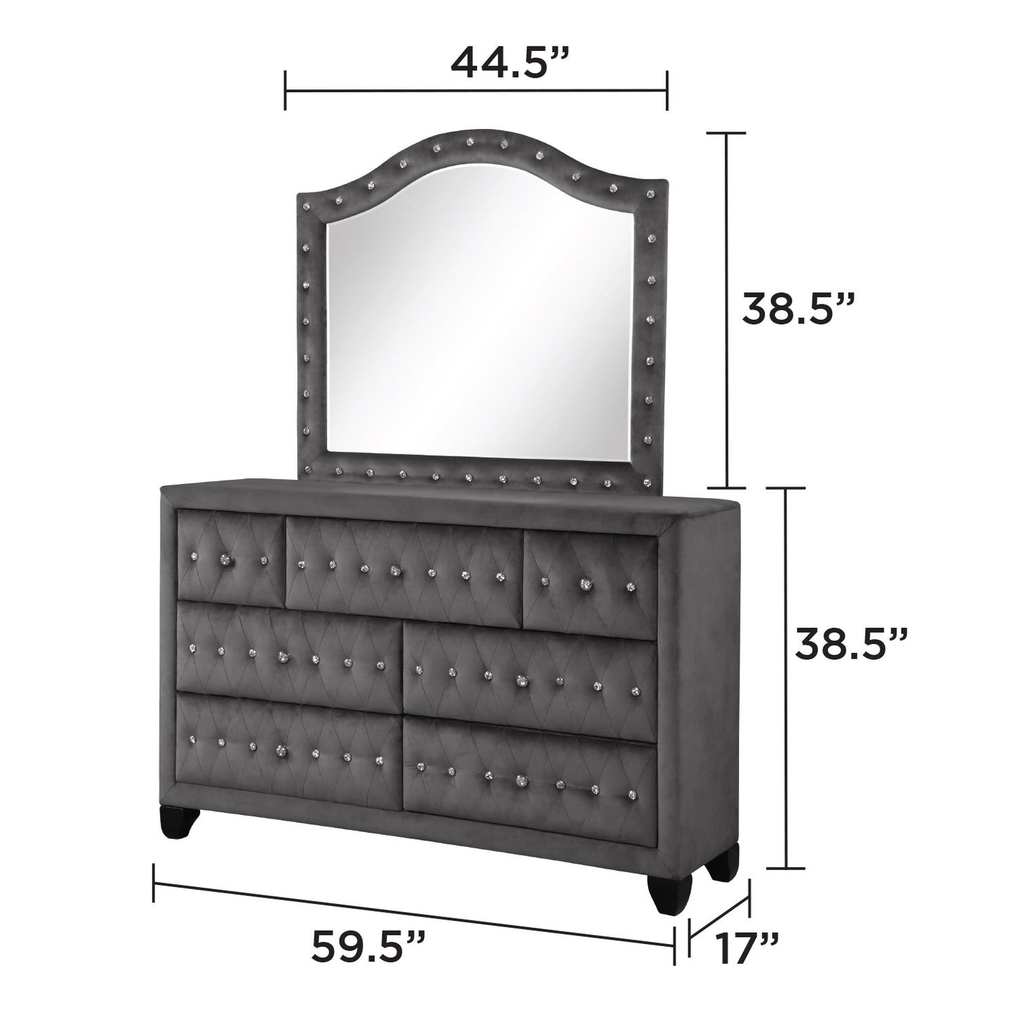 Sophia - Upholstered Bedroom Set
