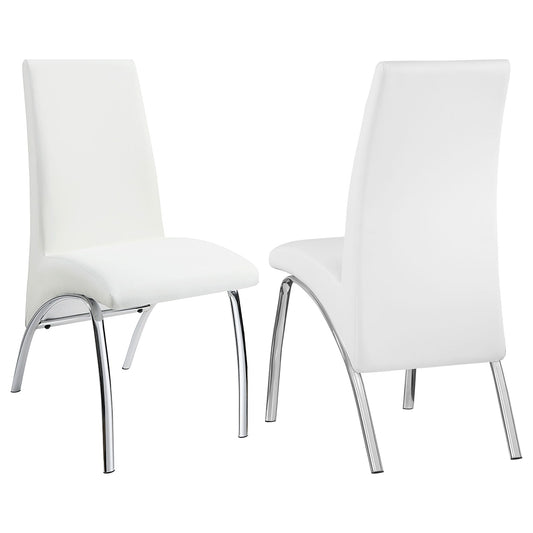 Darby - Upholstered Dining Side Chair (Set of 2) - White