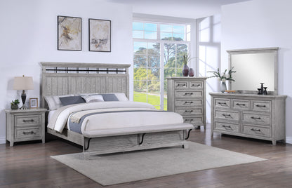 Beckett - Queen Bed - Greige