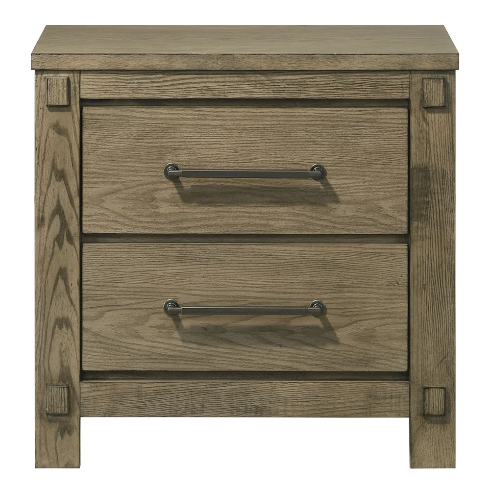Colton - Nightstand - Antique White Oak