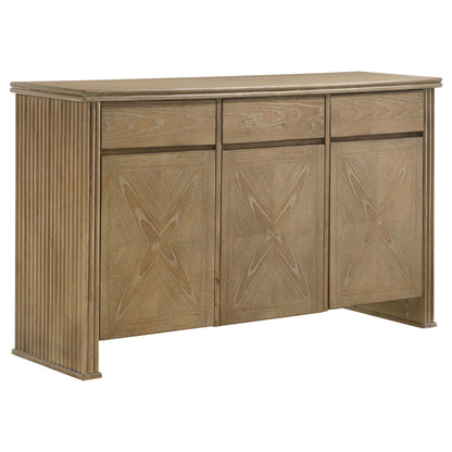 Dreydon - 3 Door Sideboard Server - Light Brown