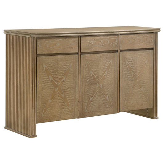 Dreydon - 3 Door Sideboard Server - Light Brown
