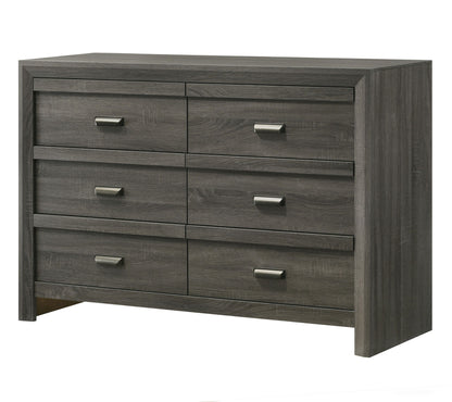Valor - Queen 5 Piece Bedroom Set - Gray