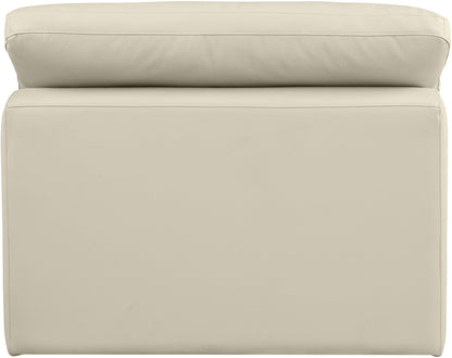 Comfy - Faux Leather Armless Chair