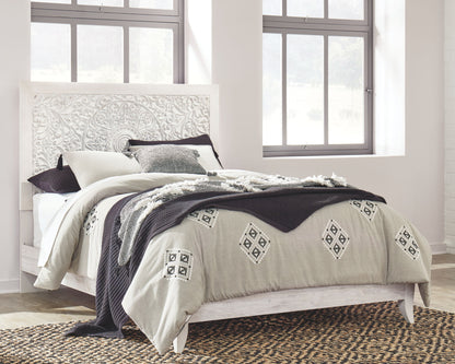 Paxberry - Queen Panel Headboard - Whitewash