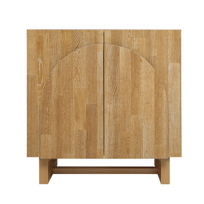 2 Door Cabinet, Suitable For Bedroom - Natural