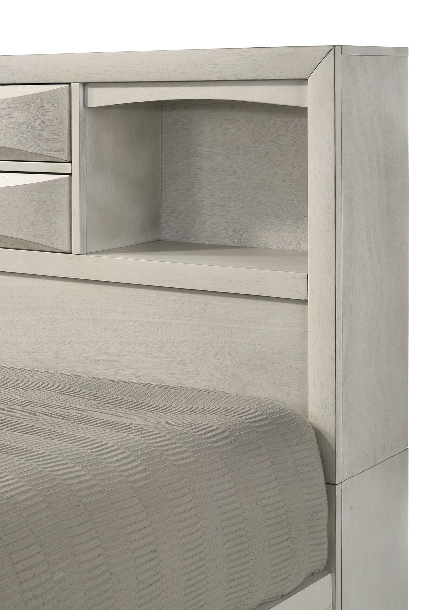 Emily - Queen Captains Bed - White