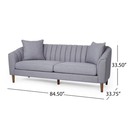 Contemporary 3 Seater Sofa With Accents
