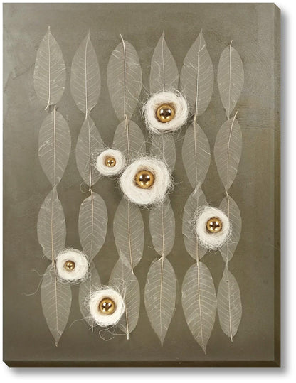 Nestled Pearl Espalier - 36" x 48" Framed Wall Art