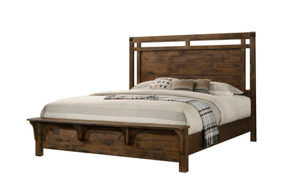 Curtis - Queen 4 Piece Bedroom Set - Dark Oak
