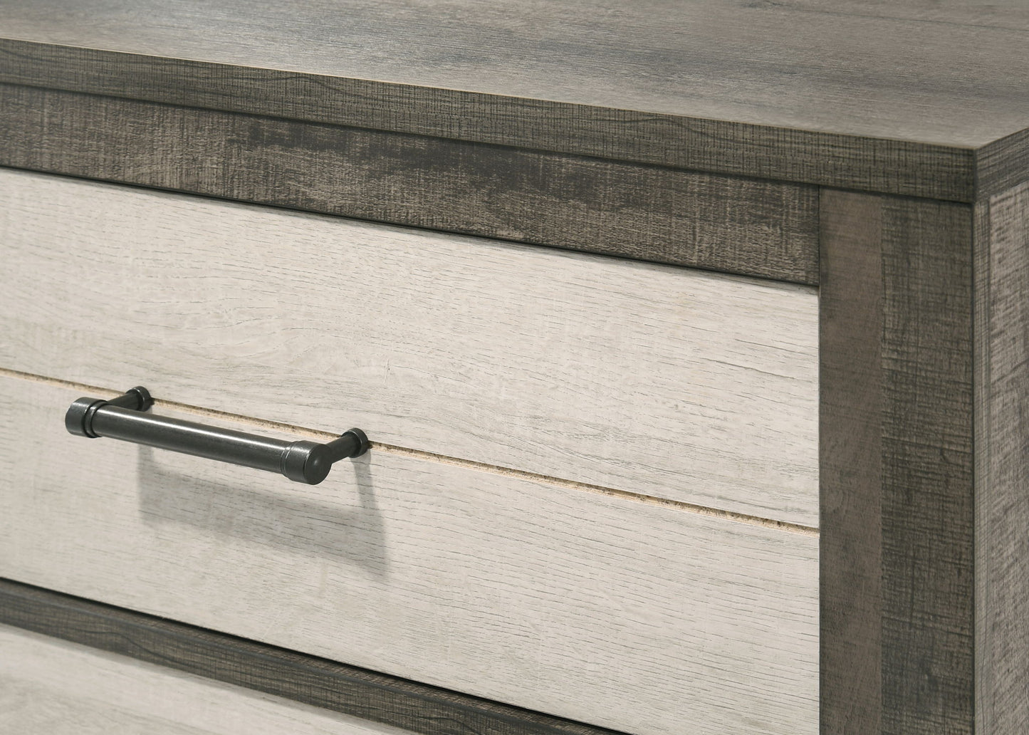 Rhett - Dresser & Mirror - Chalk / Gray