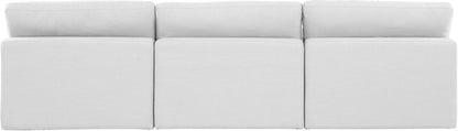 Comfy - Linen Modular Armless Sofa 3 Seats