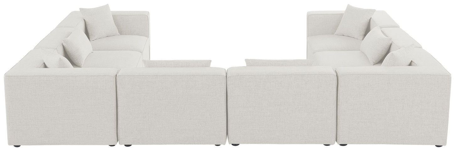 Cube - Linen 8 Piece Modular Sectional