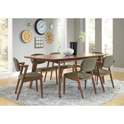 Marcella - 7 Piece Dining Set - Dark Walnut